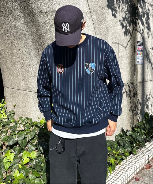 sedacle(セダクル)の「裏起毛ユニフォームスウェット(スウェット・メンズ・ネイビー/グレー/ブラウン・LARGE/MEDIUM/SMALL)」の6枚目の写真