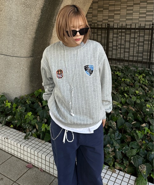sedacle(セダクル)の「裏起毛ユニフォームスウェット(スウェット・メンズ・ネイビー/グレー/ブラウン・LARGE/MEDIUM/SMALL)」の20枚目の写真