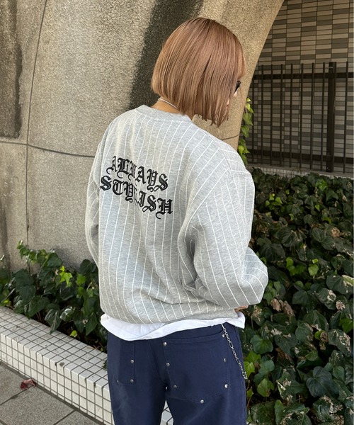 sedacle(セダクル)の「裏起毛ユニフォームスウェット(スウェット・メンズ・ネイビー/グレー/ブラウン・LARGE/MEDIUM/SMALL)」の21枚目の写真
