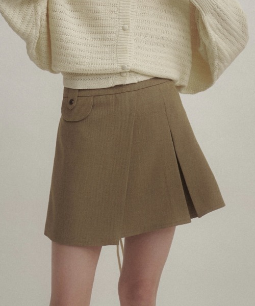 moi tytto（モイテュット）の「レイヤードスカート（スカート・レディース・ナチュラル/チェック/ブラウン/ブラック・MEDIUM/SMALL）」の21枚目の写真