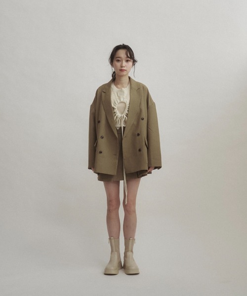 moi tytto（モイテュット）の「レイヤードスカート（スカート・レディース・ナチュラル/チェック/ブラウン/ブラック・MEDIUM/SMALL）」の22枚目の写真