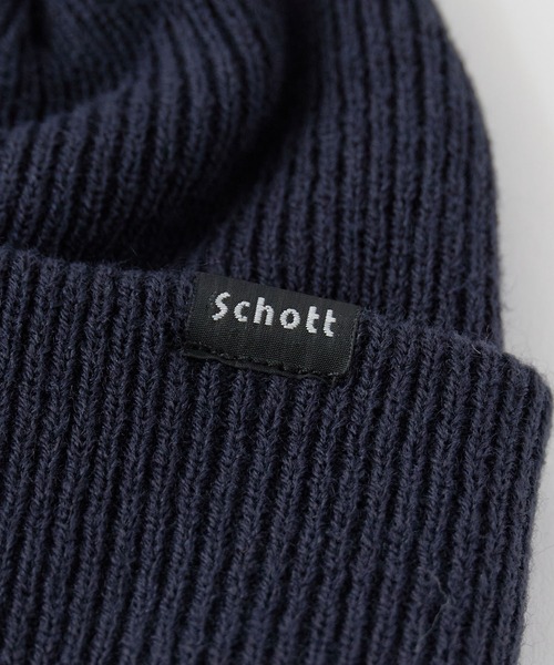 schott(ショット)の「schott/ショット ベーシックニットワッチ ニット帽(ニットキャップ/ビーニー・メンズ・モカ/オレンジ/ネイビー・FREE)」の16枚目の写真