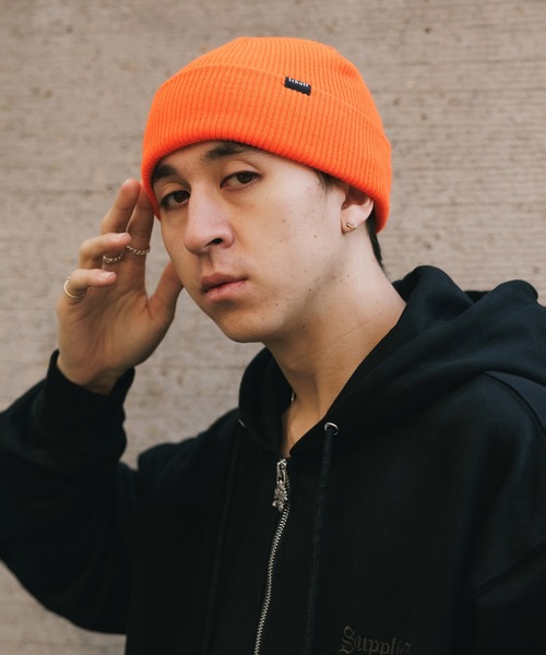 schott(ショット)の「schott/ショット ベーシックニットワッチ ニット帽(ニットキャップ/ビーニー・メンズ・モカ/オレンジ/ネイビー・FREE)」の13枚目の写真