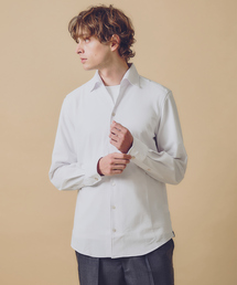 DESIGNWORKS（デザインワークス）の「【シルクタッチ】パール ワンピース カラー シャツ（シャツ/ブラウス）」