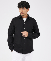 DESIGNWORKS（デザインワークス）の「【シルクタッチ】パール ワンピース カラー シャツ（シャツ/ブラウス）」