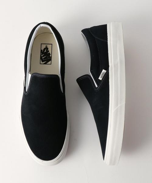VANS(バンズ)の「<VANS(バンズ)> CVS CLASSIC SLIPON(OCEANS 12月号掲載商品)◆(スニーカー・メンズ・ホワイト/ネイビー・11/7/7h/8/8h/9/9h/10/10h)」の2枚目の写真