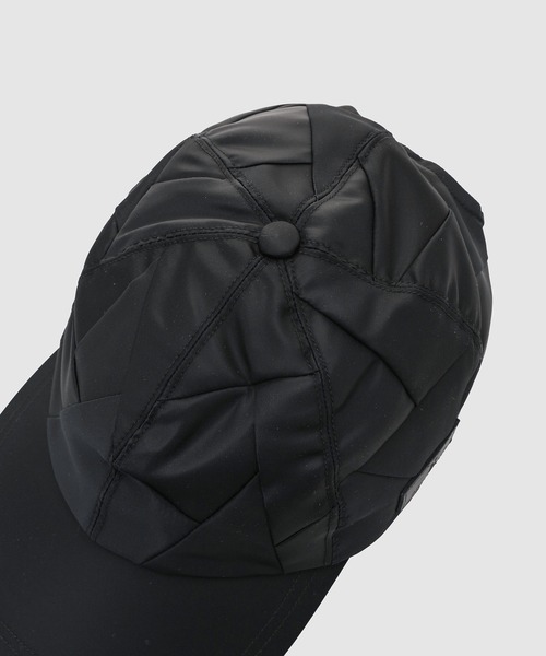 ANREALAGE（アンリアレイジ）の「PATCHWORK CAP（キャップ・レディース・ブラック・ONE SIZE）」の3枚目の写真
