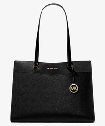 のぞみ 未使用 MICHAEL KORS バケットバッグ サフィアーノ EDISON サフィアーノ レザー クロスボディ ミディアム