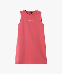 agnes b. | キッズ ロゴ コットン ノースリーブ ワンピース "Fily"(ワンピース)