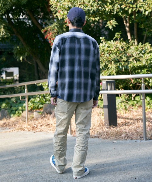 NO NEED(ノーニード)の「オンブレーチェックルーズシャツ(シャツ/ブラウス・メンズ・ブラック/ホワイト/その他1・M/L)」の21枚目の写真