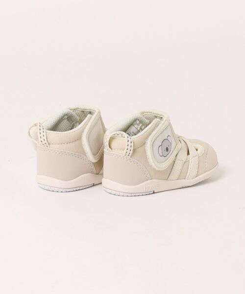 IFME（イフミー）の「《IFME》ｺｱﾗﾓﾁｰﾌｻﾏｰﾌｧｰｽﾄ（スニーカー・キッズ・ベージュ/ピンク/グレー・13.0cm/12.5cm/12.0cm/11.5cm）」の4枚目の写真