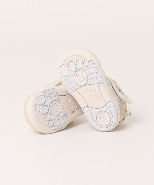 IFME（イフミー）の「《IFME》ｺｱﾗﾓﾁｰﾌｻﾏｰﾌｧｰｽﾄ（スニーカー・キッズ・ベージュ/ピンク/グレー・13.0cm/12.5cm/12.0cm/11.5cm）」の5枚目の写真