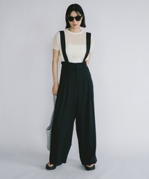 duei（デュイ）の「フロントタックサスペンダーワイドパンツ（スラックス）」