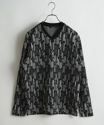 ゴシックジャガードロングスリーブTシャツ