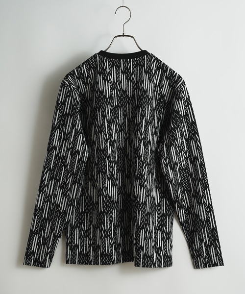 RATTLE TRAP(ラトルトラップ)の「ゴシックジャガードロングスリーブTシャツ(Tシャツ/カットソー・メンズ・ブラック系その他・M/L)」の5枚目の写真