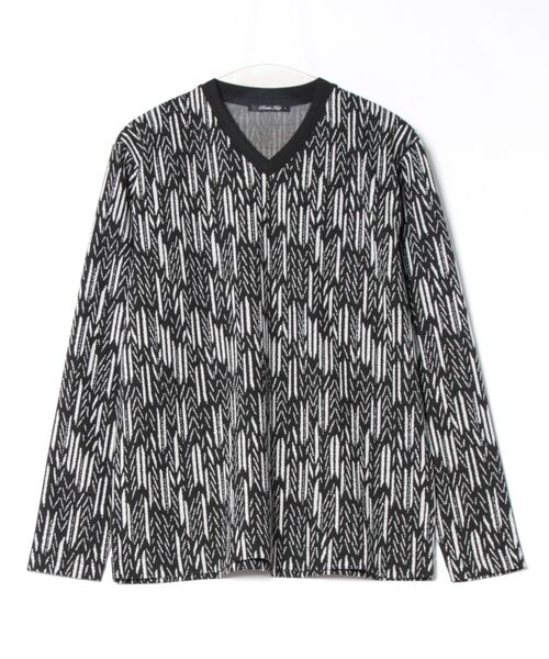 RATTLE TRAP(ラトルトラップ)の「ゴシックジャガードロングスリーブTシャツ(Tシャツ/カットソー・メンズ・ブラック系その他・M/L)」の3枚目の写真