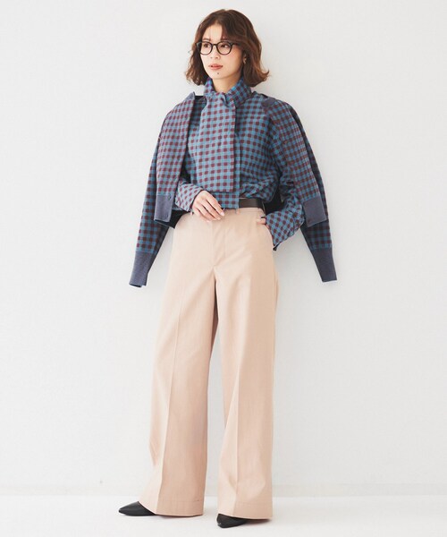 UNTITLED（アンタイトル）の「【セットアップ可能】スポンディッシュ カーディガン（カーディガン/ボレロ・レディース・ブラック系1/ブルー系1/ブラック・44/48/00/02/04）」の7枚目の写真