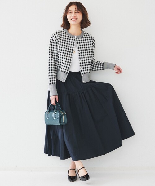 UNTITLED（アンタイトル）の「【セットアップ可能】スポンディッシュ カーディガン（カーディガン/ボレロ・レディース・ブラック系1/ブルー系1/ブラック・44/48/00/02/04）」の11枚目の写真