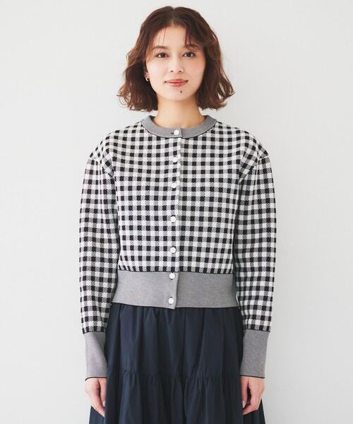 UNTITLED（アンタイトル）の「【セットアップ可能】スポンディッシュ カーディガン（カーディガン/ボレロ・レディース・ブラック系1/ブルー系1/ブラック・44/48/00/02/04）」の20枚目の写真