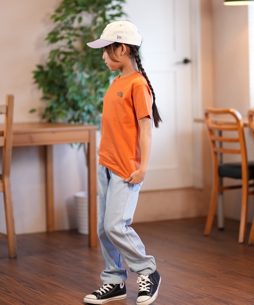 THE NORTH FACE（ザノースフェイス）の「THE NORTH FACE/ザ・ノース・フェイス S/S BACK SQU T キッズ Tシャツ NTJ32538（Tシャツ/カットソー・キッズ・ブラック/ブロンズ/ホワイト・130cm/140cm/150cm/160cm）」の18枚目の写真