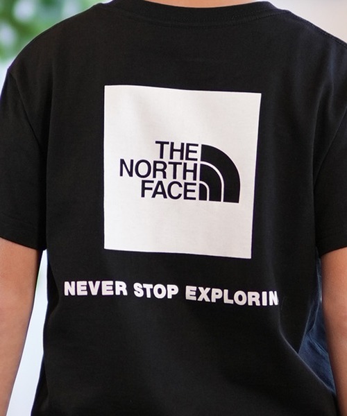 THE NORTH FACE（ザノースフェイス）の「THE NORTH FACE/ザ・ノース・フェイス S/S BACK SQU T キッズ Tシャツ NTJ32538（Tシャツ/カットソー・キッズ・ブラック/ブロンズ/ホワイト・130cm/140cm/150cm/160cm）」の14枚目の写真