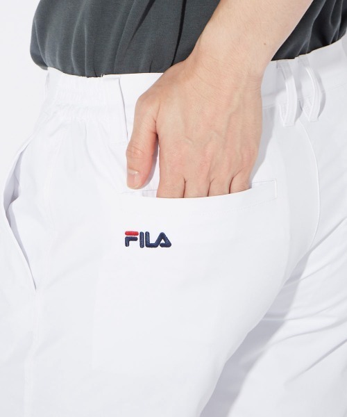 FILA GOLF（フィラゴルフ ）の「ストレッチツイル　ワンポイントロゴ　ショートパンツ（その他パンツ・メンズ・ホワイト/ネイビー/ベージュ・XX-LARGE/X-LARGE/LARGE/MEDIUM）」の8枚目の写真