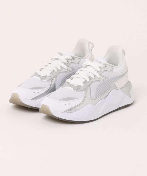 ♬新品 PUMA プーマ　スニーカー　RS-X TROPHY 26cm　ホワイト PUMA プーマ スニーカー レディース 厚底 RS-X トリプル TRIPLE