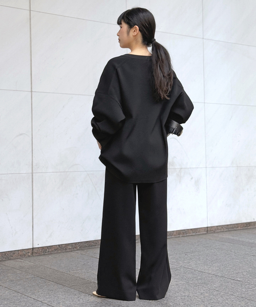 EVERYDAY I LIKE.（エヴリディアイライク）の「*ソフィアイージーパンツ（スラックス・レディース・ベージュ/ブラック・40/38/36/34）」の11枚目の写真