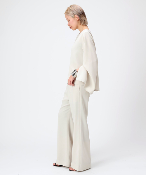 EVERYDAY I LIKE.（エヴリディアイライク）の「*ソフィアイージーパンツ（スラックス・レディース・ベージュ/ブラック・40/38/36/34）」の16枚目の写真