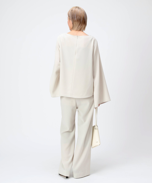 EVERYDAY I LIKE.（エヴリディアイライク）の「*ソフィアイージーパンツ（スラックス・レディース・ベージュ/ブラック・40/38/36/34）」の17枚目の写真