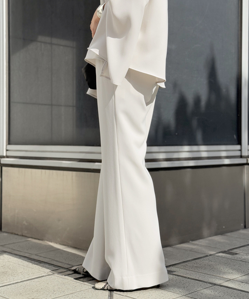 EVERYDAY I LIKE.（エヴリディアイライク）の「*ソフィアイージーパンツ（スラックス・レディース・ベージュ/ブラック・40/38/36/34）」の19枚目の写真