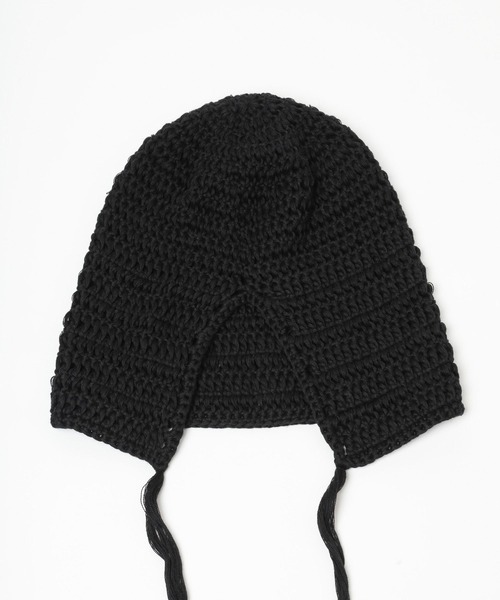 HARE（ハレ）の「ストリングニットCAP(HARE)（ニットキャップ/ビーニー・メンズ・グレー/ブラック・FREE）」の7枚目の写真
