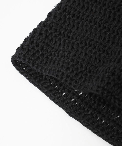 HARE（ハレ）の「ストリングニットCAP(HARE)（ニットキャップ/ビーニー・メンズ・グレー/ブラック・FREE）」の9枚目の写真