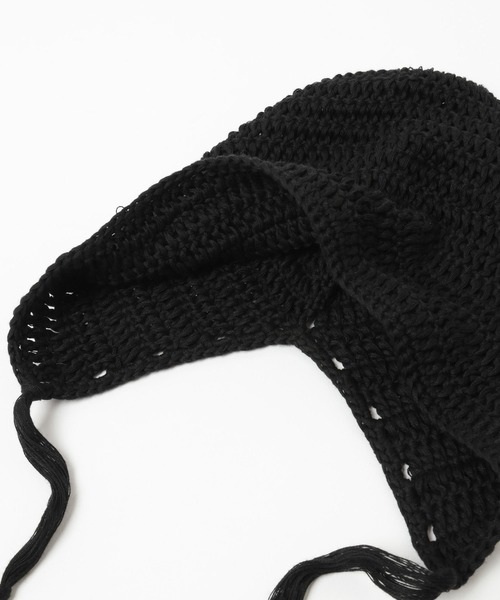 HARE（ハレ）の「ストリングニットCAP(HARE)（ニットキャップ/ビーニー・メンズ・グレー/ブラック・FREE）」の10枚目の写真
