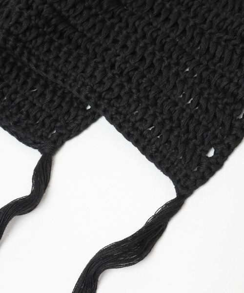 HARE（ハレ）の「ストリングニットCAP(HARE)（ニットキャップ/ビーニー・メンズ・グレー/ブラック・FREE）」の11枚目の写真