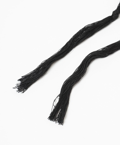 HARE（ハレ）の「ストリングニットCAP(HARE)（ニットキャップ/ビーニー・メンズ・グレー/ブラック・FREE）」の3枚目の写真