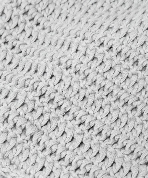 HARE（ハレ）の「ストリングニットCAP(HARE)（ニットキャップ/ビーニー・メンズ・グレー/ブラック・FREE）」の6枚目の写真