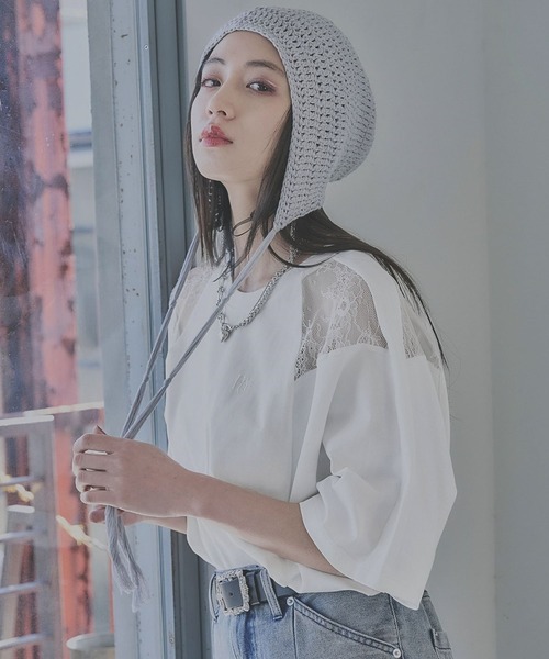 HARE（ハレ）の「ストリングニットCAP(HARE)（ニットキャップ/ビーニー・メンズ・グレー/ブラック・FREE）」の19枚目の写真