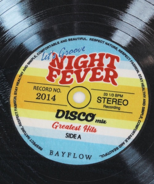 BAYFLOW（ベイフロー）の「[滑り止め付き]BFレコードマット（ラグ/マット・レディース・オレンジ/ブルー・0）」の12枚目の写真