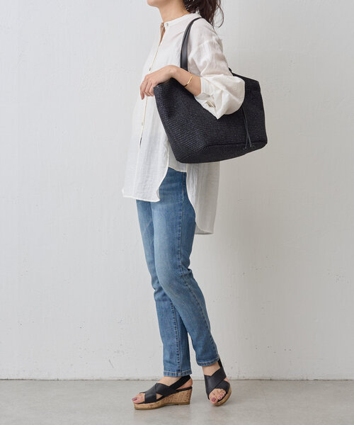 BEARDSLEY / ビアズリー 麻混オーバーシャツ ビアズリー BEARDSLEY 麻混オーバーシャツ （white