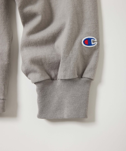 Champion(チャンピオン)の「【Champion/チャンピオン】直営限定コレクション メンズ ロングスリーブTシャツ(Tシャツ/カットソー・メンズ・グレー系その他/オフホワイト/ダークネイビー・SMALL/LARGE/X-LARGE/MEDIUM)」の8枚目の写真