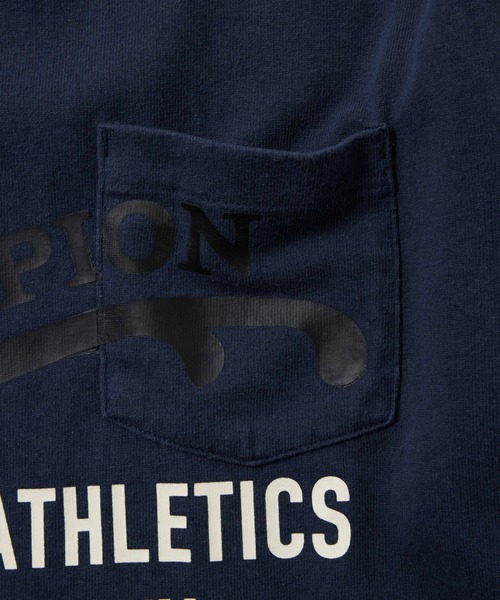 Champion(チャンピオン)の「【Champion/チャンピオン】直営限定コレクション メンズ ロングスリーブTシャツ(Tシャツ/カットソー・メンズ・グレー系その他/オフホワイト/ダークネイビー・SMALL/LARGE/X-LARGE/MEDIUM)」の14枚目の写真