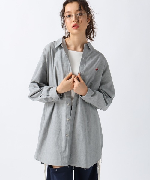 FOREVER 21(フォーエバー トゥエンティーワン)の「【2025SS】【Beverly Hills Polo Club】ビッグシャツ(シャツ/ブラウス・レディース・グリーン/ブルー/オフホワイト/グレー/レッド/ブラック・FREE)」の12枚目の写真