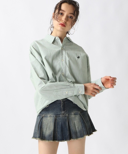 FOREVER 21(フォーエバー トゥエンティーワン)の「【2025SS】【Beverly Hills Polo Club】ビッグシャツ(シャツ/ブラウス・レディース・グリーン/ブルー/オフホワイト/グレー/レッド/ブラック・FREE)」の18枚目の写真