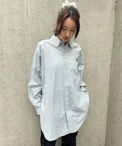 FOREVER 21(フォーエバー トゥエンティーワン)の「【2025SS】【Beverly Hills Polo Club】ビッグシャツ(シャツ/ブラウス・レディース・グリーン/ブルー/オフホワイト/グレー/レッド/ブラック・FREE)」の16枚目の写真