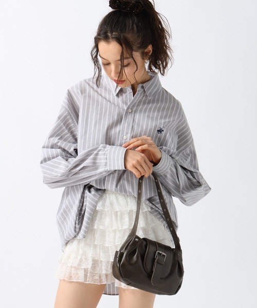 FOREVER 21(フォーエバー トゥエンティーワン)の「【2025SS】【Beverly Hills Polo Club】ビッグシャツ(シャツ/ブラウス・レディース・グリーン/ブルー/オフホワイト/グレー/レッド/ブラック・FREE)」の15枚目の写真