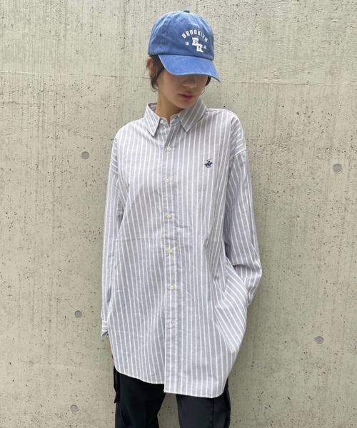 FOREVER 21(フォーエバー トゥエンティーワン)の「【2025SS】【Beverly Hills Polo Club】ビッグシャツ(シャツ/ブラウス・レディース・グリーン/ブルー/オフホワイト/グレー/レッド/ブラック・FREE)」の13枚目の写真