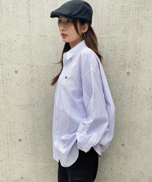 FOREVER 21(フォーエバー トゥエンティーワン)の「【2025SS】【Beverly Hills Polo Club】ビッグシャツ(シャツ/ブラウス・レディース・グリーン/ブルー/オフホワイト/グレー/レッド/ブラック・FREE)」の21枚目の写真