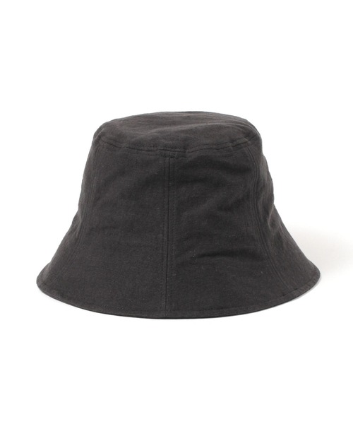 LAKOLE（ラコレ）の「麻混パネルハット / 286240（ハット・レディース・ブラック/アイボリー・FREE）」の5枚目の写真