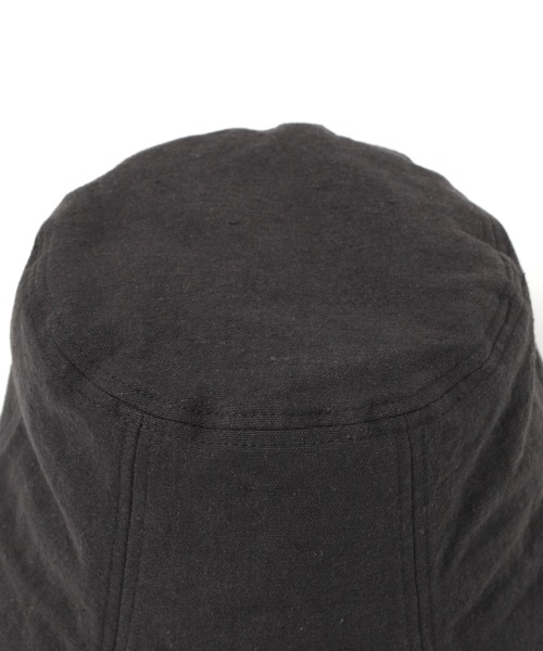 LAKOLE（ラコレ）の「麻混パネルハット / 286240（ハット・レディース・ブラック/アイボリー・FREE）」の10枚目の写真